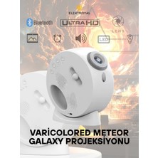 Normadia 4K Hd Gezegen ve Meteor Projeksiyon, 13 Renkli Işık Seçenekleri