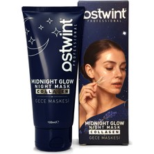 Ostwint Collagen Midnight Glow Night Mask – Gece Maskesi 100 ml Gece Boyunca Çalışan Kolajen Destekli Bakım