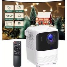 Normadia Yüksek Çözünürlük Akıllı Projektör, 4k, Android Tv, Wifi ve Bluetooth ile