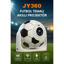 Normadia Ultra Hd Wi-Fi Taşınabilir Akıllı Projektör, Futbol Temalı, Bluetooth 5.0