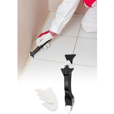 Omilife Derz Kazıyıcı 3 Ü 1 Arada Fayans Derz Silikon Kazıyıcı Sıyırıcı ve Uygulayıcı Aparat