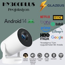 Normadia Yüksek Parlaklık Akıllı Projektör, H726 Çip, Android 14, Yeni Hoparlör