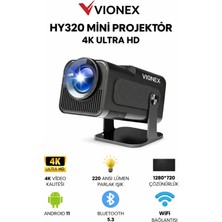 Normadia Mini 4K Android Taşınabilir Akıllı Projektör, Yüksek Kalite ve Taşınabilirlik