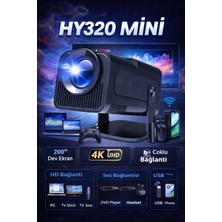 Normadia Mini LED Projektör 1080P 4K Wi-Fi 6 Bluetooth Android Smart, Yüksek Çözünürlük