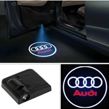 Normadia Araçlar Için Pilli Yapıştırmalı Mesafe Sensör ve Kapı Altı LED Logo Projektörleri