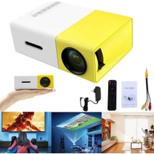 Normadia Yüksek Çözünürlüklü Taşınabilir Ev Sinema Projektörü, LED ile Keyifli Izleme