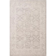 Eko Halı Shıraz Shr 01 Grey Vintage Tarzlı Yumuşak Dokulu Modern Makine Halısı