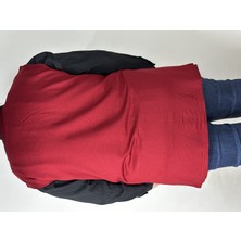 Yaşar Triko Kadın Bordo Düğmeli Çift Cepli Jakarlı Yelek