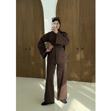 Moda Aksa 8993 Yrs Kol Takım Kahve