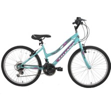 Salcano Excel 24 Lady Turkuaz Mor Kız Çocuk Dağ Bisikleti