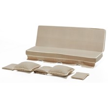 Erinöz Salıncak Minder Takımı 2 Kişilik (Süngerli) - Panayır Krem