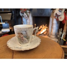 TT El Boyama Avrupa Porselen Çay Kahve Fincanı