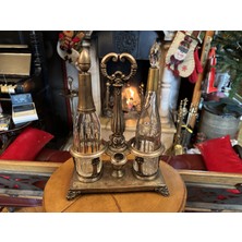 TT Fransız Cam ve Metalden Sirkelik Yağlık