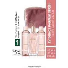 Yves Rocher Evidence Parfüm Serisi Kadife Çantalı 3’lü SET-9916914