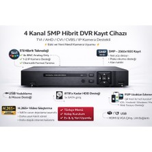 Apronx AX-D108 8 Kanal 5mp H265+ Dvr Kayıt Cihazı