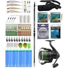 Yek Outdoor Yekoutdoor Pro Olta Seti Okuma Revenger Tele Surf 420 cm 4 Parça Surf Kamışı&dam Quick Darkside 4b Spod 7000S Olta Makinesi