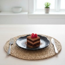 Külsan 43016.BL - Norma 4'lü Siyah Yuvarlak Tabak Seti 16 Cm, Thermoset Melamin