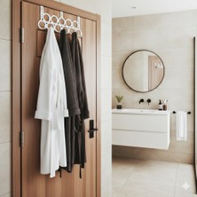 HUMAS Kapı Arkası Plastik Askı Düzenleyici | Delmeden Asılan Pratik Askılık