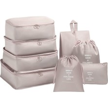 One Kado Seyahat Organizatör Bavul Ambalaj Seti Saklama Kutuları, Hurcu, Taşınabil Bagaj 7 Parça