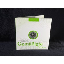 Almanya 5 Euro 2019 “gemäßigte Zone” – Münze & Marke Özel Numisfolder Seti Klimazonen Der Erde Serisi – Ilıman Kuşak