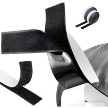 Delixa Kanji Cırt Cırtlı Sihirli Bant – 200 cm x 50 Mm, Kendinden Yapışkanlı, Delmeden Montaj, Iz Bırakmaz,