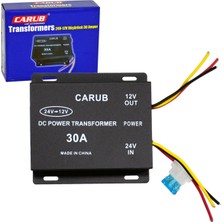 Carub Transformers 24V Dan 12V A Düşürücü Konvertör 30A BR4621745