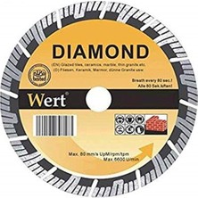 Özgürce Çok Güçlü Turbo Elmas Testere 125MM Turuncu/gri