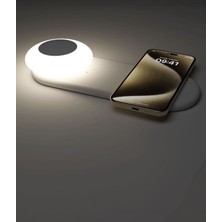 Naz Aggıy AG-W300 Kablosuz Şarj Istasyonu, Taşınabilir Gece Lambası.