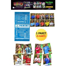 Hediyecik Panini Top Class 2025 Holo Giants Koleksiyon Kartı (1 Paket 5 Kart)