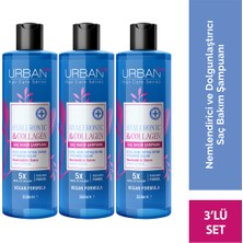 Urban Care Hyaluronic & Collagen Ekstra Dolgunlaştırıcı Saç Bakım ŞAMPUANI-350 Ml-Vegan X3