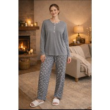Nena Uzun Kol Kadın Pijama Takım 14611