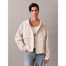 Calvin Klein Kadın Hooded Tech Kısa Yağmurluk Ceket
