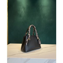 Addy Leopar Fular Detaylı Acı Kahverengi Omuz ve El Çantası