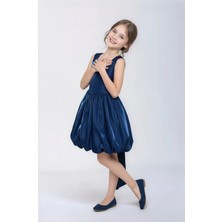 Lovrel Kız Çocuk Saten Kumaş Şık ve Rahat Abiye Düğün Mezuniyet Özel Gün Elbise