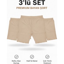 Woan 3’lü Set Premium Bayan Şort | Nefes Alan Kumaş, Hafif ve Rahat