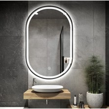 Elysion 80/120 Dokunmatik Kumlamalı LED Işıklı Ayna
