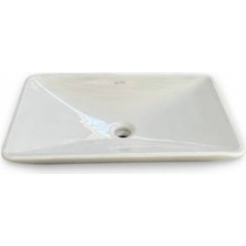 Isvea - Sistema 60 cm Tezgah Üstü Lavabo Beyaz - 10SF53060SB