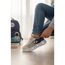 Enoch Unısex Karakter Baskılı Işıklı Çocuk Spor Ayakkabı Cırtlı ve Bağcıklı