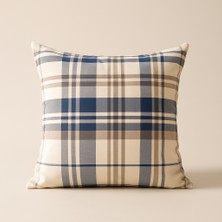 Uğur Home Modern Ekose Tasarımlı Kırlent Kılıfı | Duck Kumaş 43X43CM - Wynter