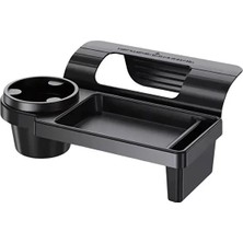 HUMAS Araba Yan Cep Organizeri – Araç Içi Bardaklık ve Telefon Tutuculu Çok Amaçlı Düzenleyici