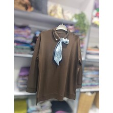 Nisa Butik Giyim Fular Detaylı Tunik