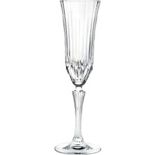 RCR Adagio 6'lı Set Kristal Şampanya Kadehi 180 ml Klasik Desensiz Isıya Dayanıklı