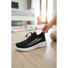 Enoch Çocuk Spor Ayakkabı Örgülü Esnek Bağcıklı Hafif Taban