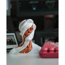 Figürcüm Mermer Figürlü Kafa Tası Anatomy