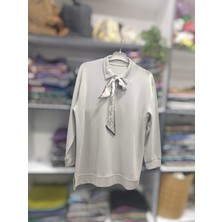 Nisa Butik Giyim Fular Detaylı Tunik