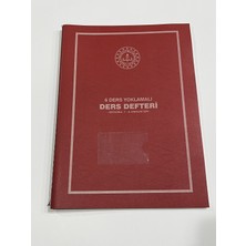 Gülpaş 6 Ders Yoklamalı Ders Defteri (Ortaokul 7.-8. Sınıflar Için) Kırmızı