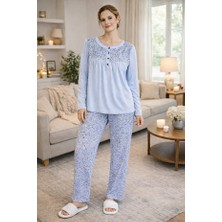 Nena Uzun Kol Kadın Pijama Takım 14610