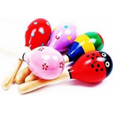 Popüler Sepet Ahşap Renkli 10 Adet Çocuk Müzik Aleti Eğitim