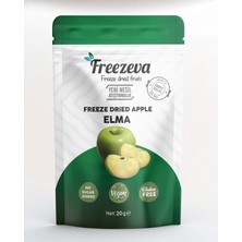 Freezeva Dondurularak Kurutulmuş Elma (Kırmızı) 20 gr - Freeze Dried Elma Kuru Meyve Cipsi