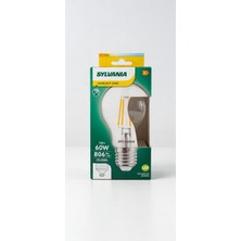 Sylvania 5 Adet Enerji Tasarruflu 7W E27 Filament Ampul Amber Işık Dekoratif